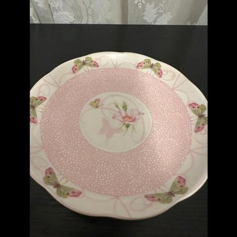 Grace Teaware Fine Porcelain Pink Floral Tea Cup and Saucer Set - Vintage Look - Picture 5 of 5